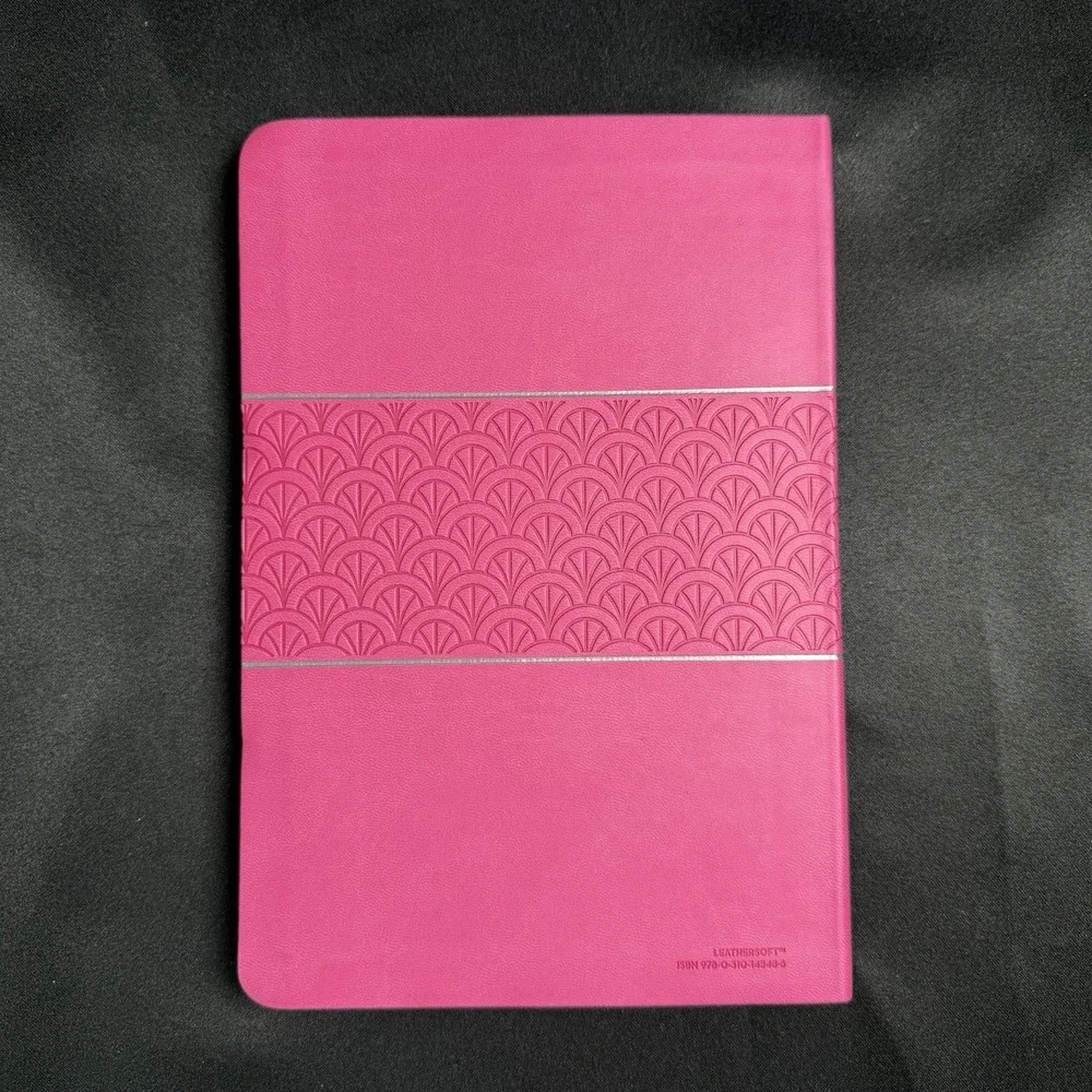 New NIV Pink Faith Over Fear Devotional Journal Leathersoft Guided Writing